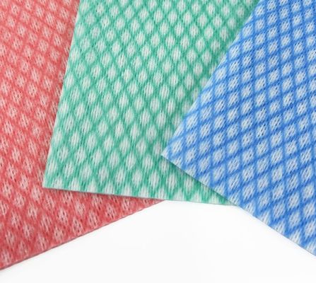 Lint Free Disposable Non Woven Cloth , 50gsm Kitchen Wipes Non Woven Fabric