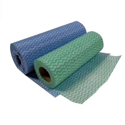 Eco Friendly Disposable Kitchen Towels Antibacterial For Hospital Cleaning
