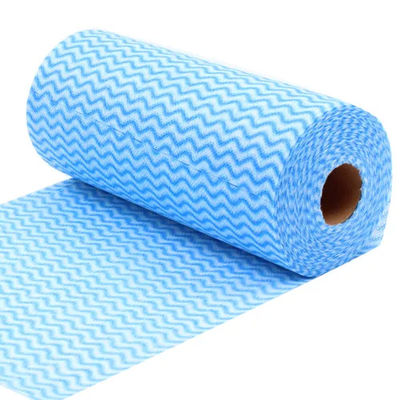 BSCI Washable Spunlace Cleaning Wipes Cloths Roll Nontoxic Disposable