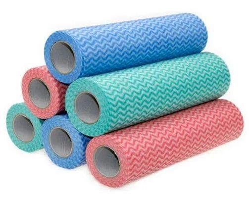 Washable Disposable Dishwashing Cloths , Antibacterial Kitchen Cleaner Cloth
