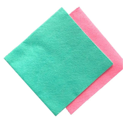 55gsm Fabric Disposable Kitchen Wipes Cleaning Tissue Washable