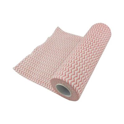 Spunlace Kitchen Cleaning Towel Roll , Multicolor Disposable Washcloths For Dishes