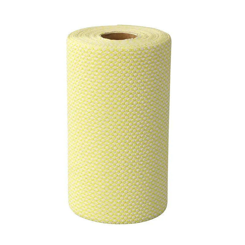 Printed Embossed Disposable Kitchen Cloths Cleaning Towels Antibacterial